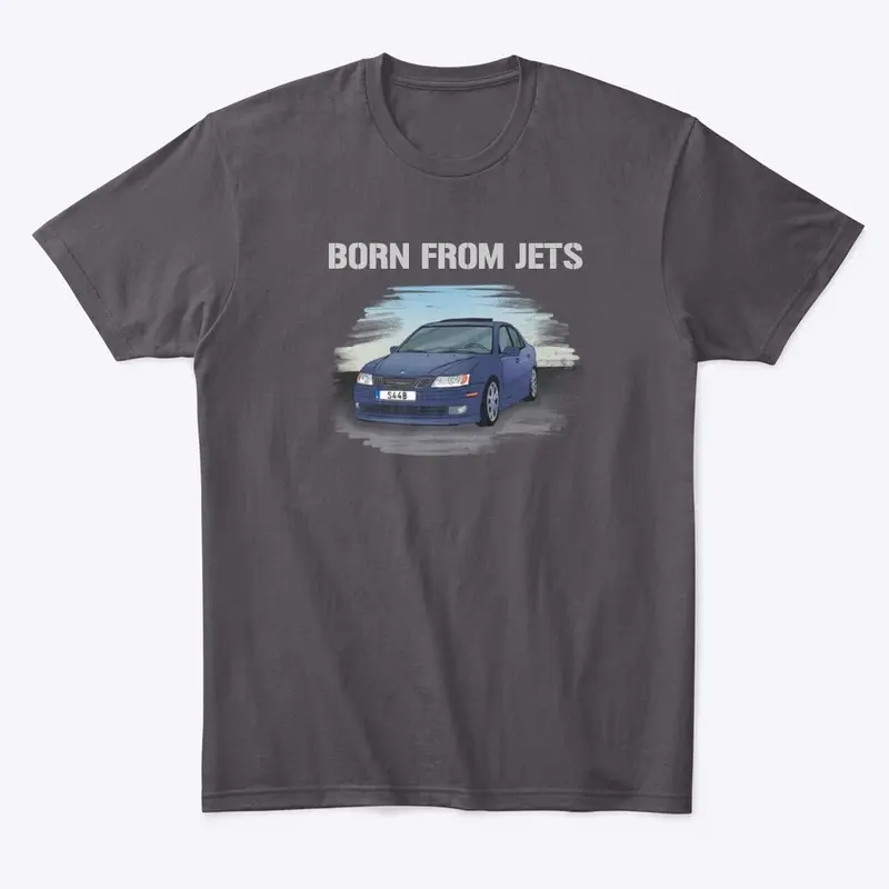 Saab 9-3 - BORN FROM JETS (Light Text)