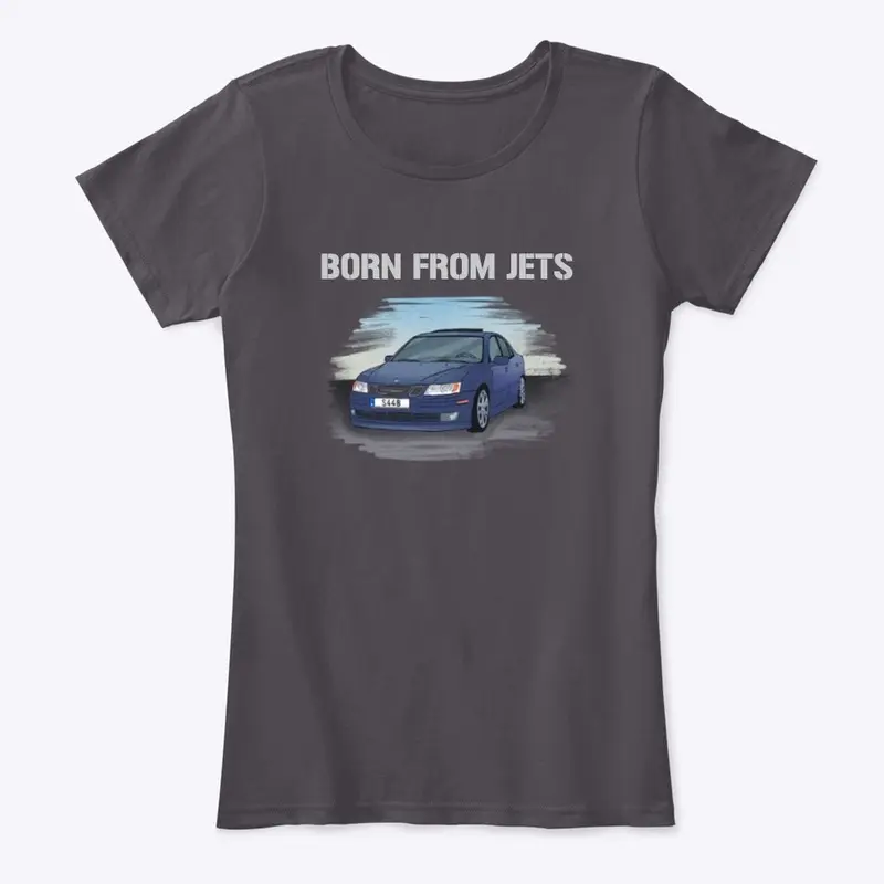 Saab 9-3 - BORN FROM JETS (Light Text)