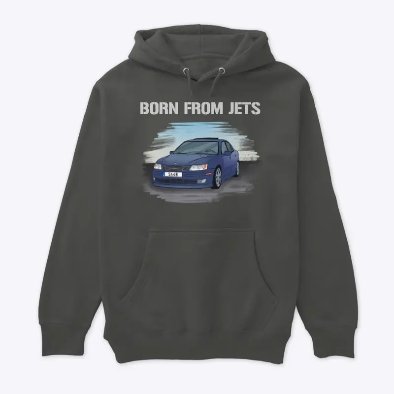 Saab 9-3 - BORN FROM JETS (Light Text)